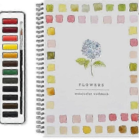 Vesivärikirja Lexille, sisältää 12 värin setin