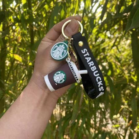 Mjölk te kopp björn serie limdocka nyckelring