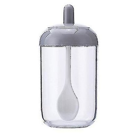 Kjøkkenutstyr Krydderflaske Salt Oppbevaringsboks Krydderkrukke Med Skje