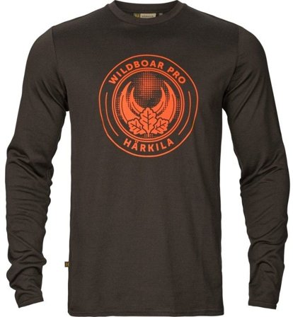 Härkila M's Game Long-Sleeved T-Shirt Shadow Brown Wildboar