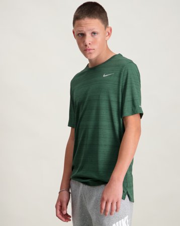 Nike B NK DF SS MILER TOP Zielony T-shirty Chłopiec - Kids Brand Store