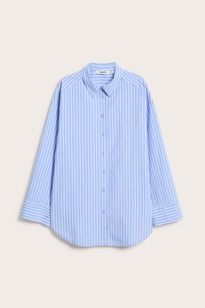 Kappahl | Oversized poplinskjorte Blå L | Blå