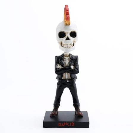 Skjelett Hodeskalle Ristende Hode Dukke Ornament Figur Bil Ristende H