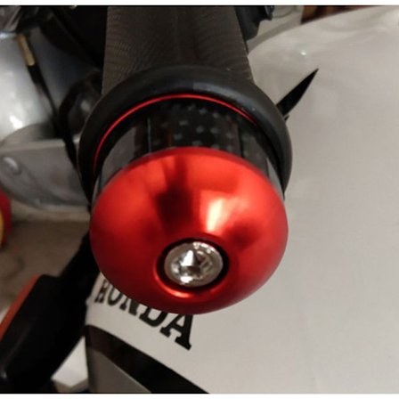 2 stk. styrgreb endestykker, motorcykel anti-vibration styrgreb bar motorcykel styrgreb cap til de fleste motorcykler elektriske køretøjer
