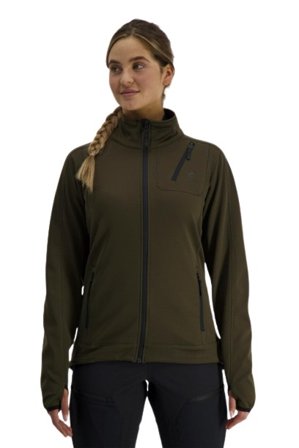 Alaska W`s Juneau Fleecetakki, Moss Brown