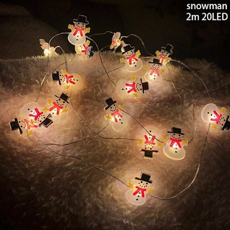 Snögubbe Julgransdekorationer Jultomte LED-lampor Dekoration$Jul Snögubbe Dekorationslampor$Julgransdekoration Snögubbe Slinga