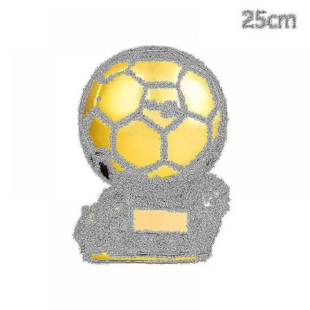 Sencu Europeisk Fotboll Guldboll Trofé Souvenir Fotbollstävling Pris Fans Gåva