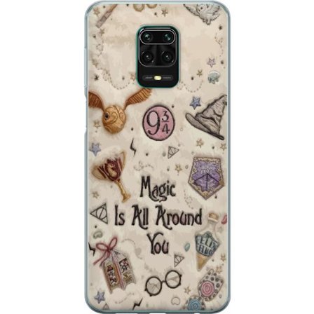 Kompatibelt Mobildeksel til Xiaomi Xiaomi Redmi Note 9 Pro Broderad magisk illustrasjon med symboler, sitater og fantasiverden inspirert av eventyr so