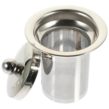 Rustfrit Te-si Strainer Indsats Te-infuser Tekande Tilbehør Te-filter Mesh