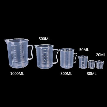 20-1000ml PP Plastflaske Digital Målebeger