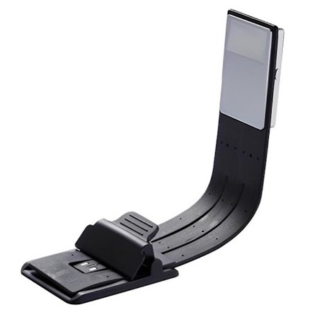 Bærbar LED-læselampe til bøger, stegløs dæmpningslampe, nattelys til Kindle Ebook-læsere (tre lysfarver)