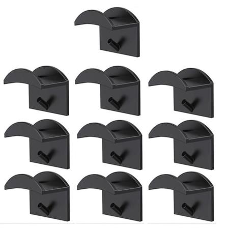 Veggmontert hatteholder, slagfri, selvklebende baseballcapsholder for hjemmet, soverom, ny