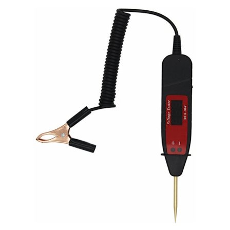 3-36V Bilkrets Tester Pen, Biltestlampa, Fordonsspänningstestare, Bestäm Batteriets Positiva och Negativa, Automatisk Elektrisk Test