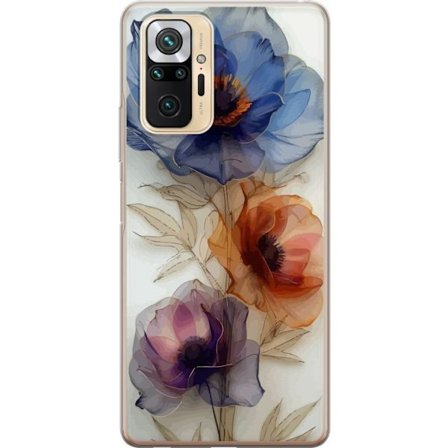 Mobilskal till Xiaomi Redmi Note 10 Pro med Silkesblommor