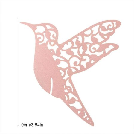 50 stk Bryllupsbord Placeringskort Hul Position Kort Dekoration Bryllupsgæst Kort