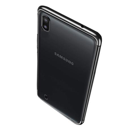 Samsung Galaxy A10 - Robust glat silikonecover (Floveme) Svart