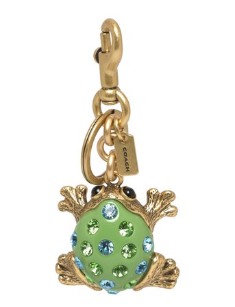 Coach Bag Charm - Green - ONE SIZE