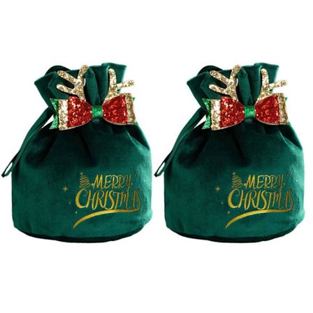 2STK Gavepose Eplepose GRØNN STOR