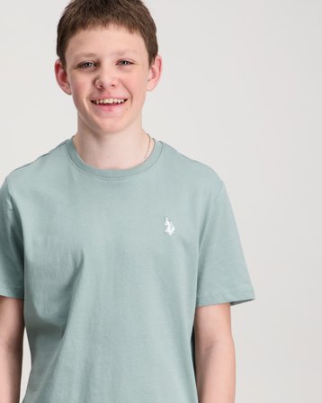 U.S. Polo Assn. DHM Tshirt Groen T-shirts Jongens - Kids Brand Store