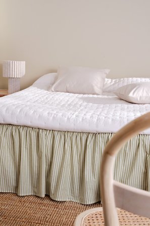 Jotex - Sengekappe Økologisk Grønn/hvit - ESSA - Kjøp Sengekapper hos Jotex