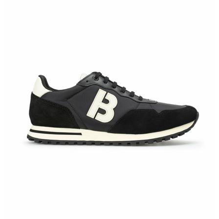 Hugo Boss, Flat shoes Zwart, Heren, Maat:42 EU,stof
