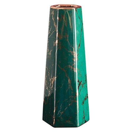 Marmor Keramik Vas Enkel Hem Vardagsrum Dekor Blomsterarrangemang