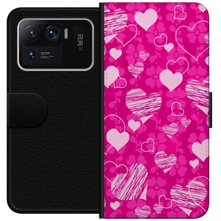 Kompatibel Tegnebogsetui til Xiaomi Xiaomi Mi 11 Ultra PopHjerteMønster
