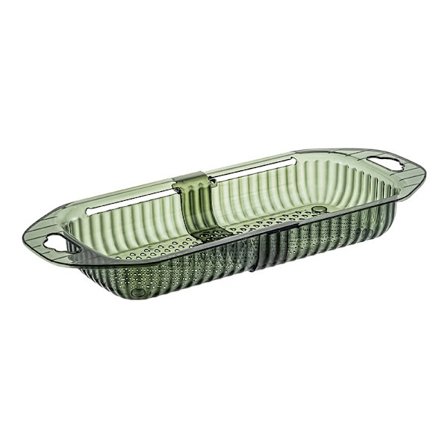 Grön hopfällbar husdjurssilsil, teleskopisk korg, kök B