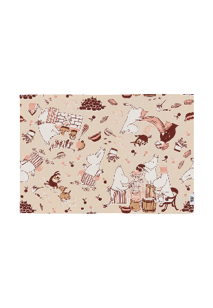 Arabia Mumin bordstablett Hemmaglädje Bordstextil Flerfärgad 31x46 cm