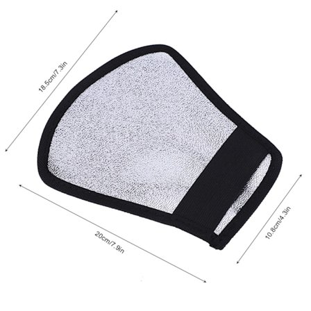 Universal Soft Intense Light Flash Speedlite Sølv Hvid Fotografi Reflektor til SLR Kamera