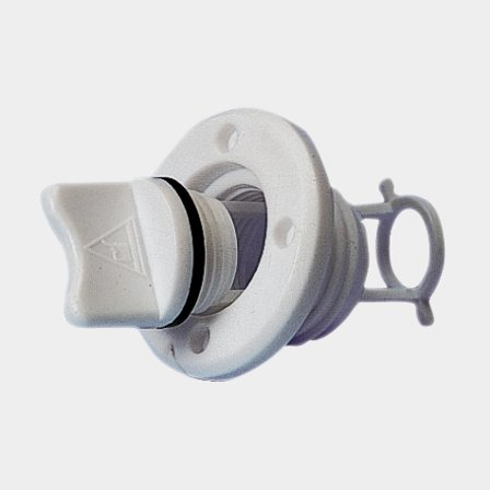 Bundprop / bundprop båd, udvendig, plast, Ø27/25 mm