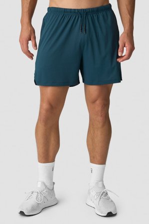 ICANIWILL - Stride Shorts M Dark Dusty Teal- Shorts - Heren - sportkleding van ICIW