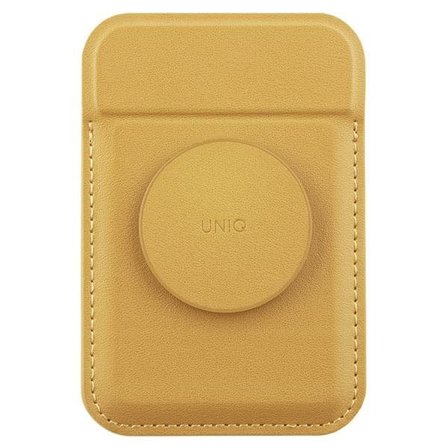 Uniq Flixa magnetisk kortpung med stander Gul/Canary Yellow MagSafe