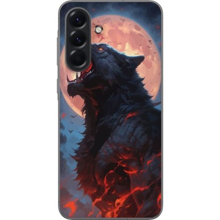 Mobilskal till Samsung Galaxy A56 med Ylande varg