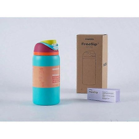 Owala FreeSip Isolert Vannflaske i Rustfritt Stål med Sugerør - 958 ml for Sport, Reise og Skole 2025