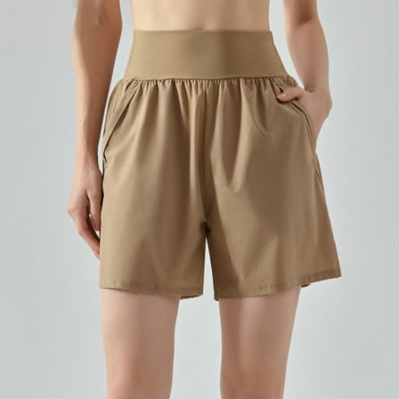 Yoga Shorts Sport Shorts KHAKI M khaki