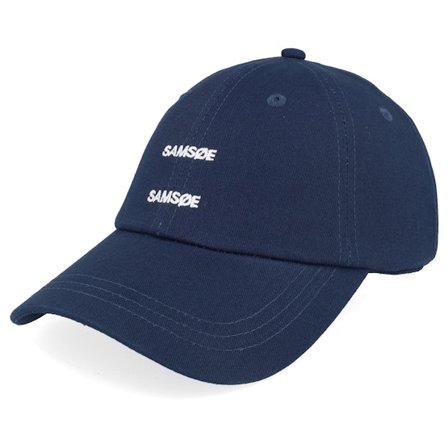 Samsøe Samsøe - Saaddie Cap Salute Dad Cap Unconstructed Blue Cap - @ Hatstore