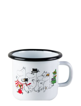Moomin Enamel Mug 25Cl White Muurla