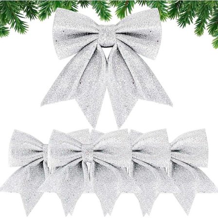 4 stk Sløyfer 12,5*15cm Juletrepynt Julepynt Dekorgaver Hjem