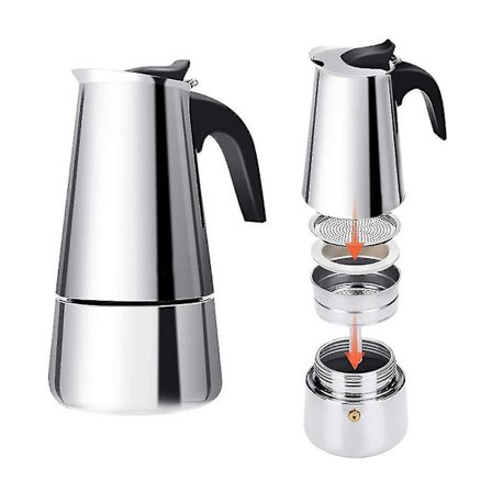 Rustfrit Stål Kaffe Pot Moka Pot Espresso Percolator