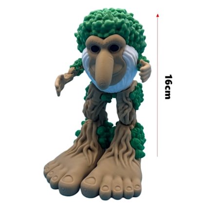 3D-tulostettu italialainen aivokasvihahmo Bombombini Gusini, Orcalero Orcala, Odindin Dindin Dun, BURBALONI LULILOLI -pöytäkoristeet