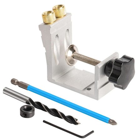 15 graders vinkel träbearbetning snedställd hålpositionerare träbräda B