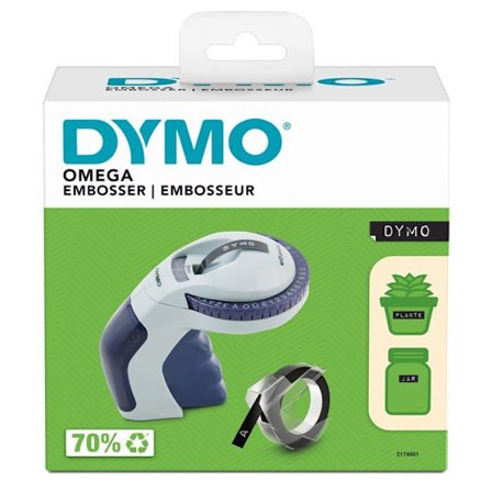 Markeringssystem - DYMO - Omega 2174601 - 9 mm band - Ergonomiskt handtag - Lättanvända etiketter
