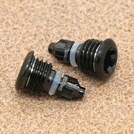 2 stk. Sykkel Lufteskruer Titanlegeringsskruer med O-ring Kompatibel med Magura MT2 MT4 MT5 MT7 MT8 Sykkelbolter 5 farger Motorvogn -WELLNGS