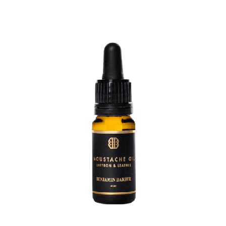 Benjamin Barber Saffron & Leather Moustache Oil Rakning Herr 10 ML
