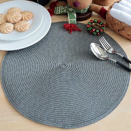 Mørkegrå - 2 stk skridsikre, varmebestandige multifunktionelle ske-hvileunderlag, bordskåner, køkkenbordmåtte til køkken og spisestue