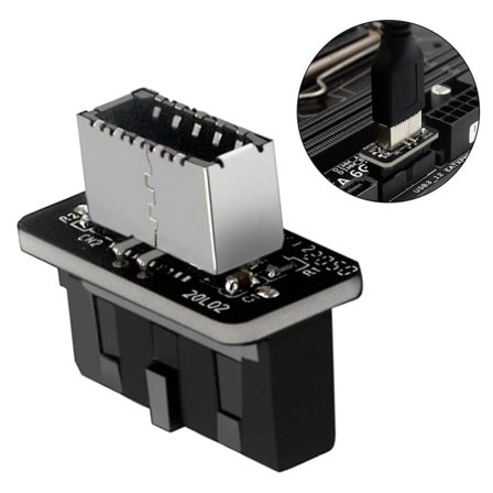 Usb 3.0 intern header til Usb 3.1/3.2 Type C front Type E adapterkonverter A