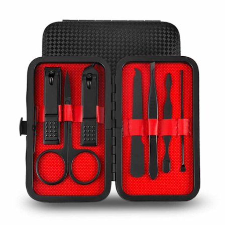 Manikyrsett i 7 deler negleklipper neglesett