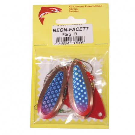 Lidmans Släp Neon-Facett - Blue