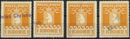 Grønland - Pakkeporto AFA 11 - Stemplet